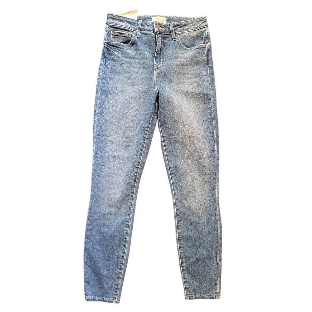 NWT L'Agence Jeans Women's 26 Blue Margot High Rise Ankle Skinny Comfort